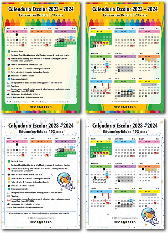 Calendario SEP 2022 2023 PDF