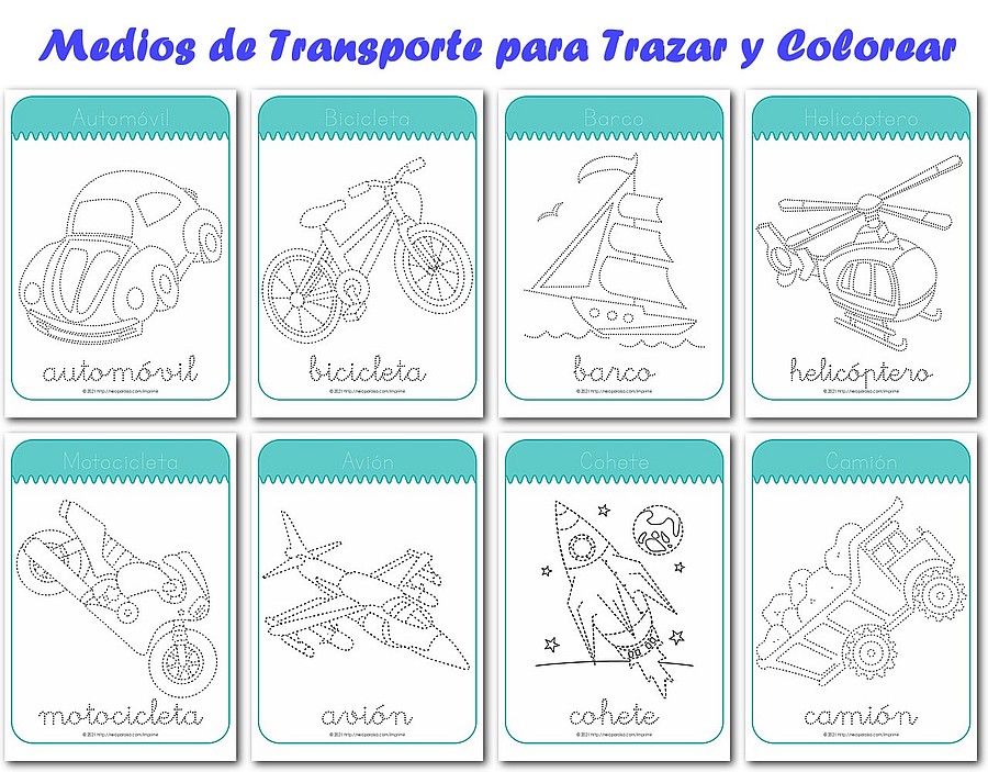 Imagen: trazos transportes