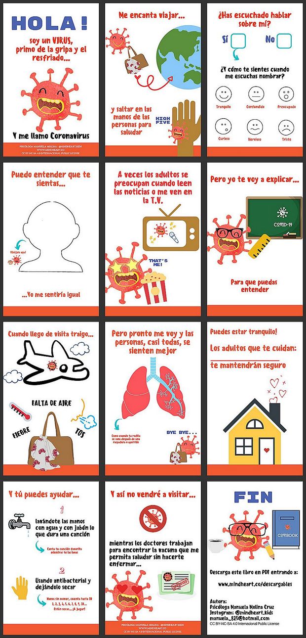 Imagen: coronavirus cuento hola soy