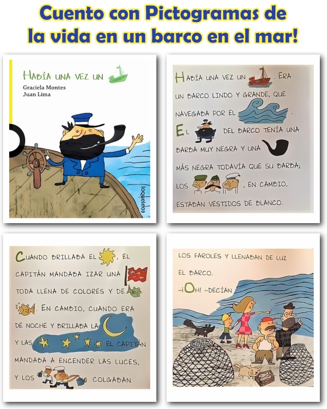 Cuento Pictogramas Hab&iacute;a una vez un Barco PDF