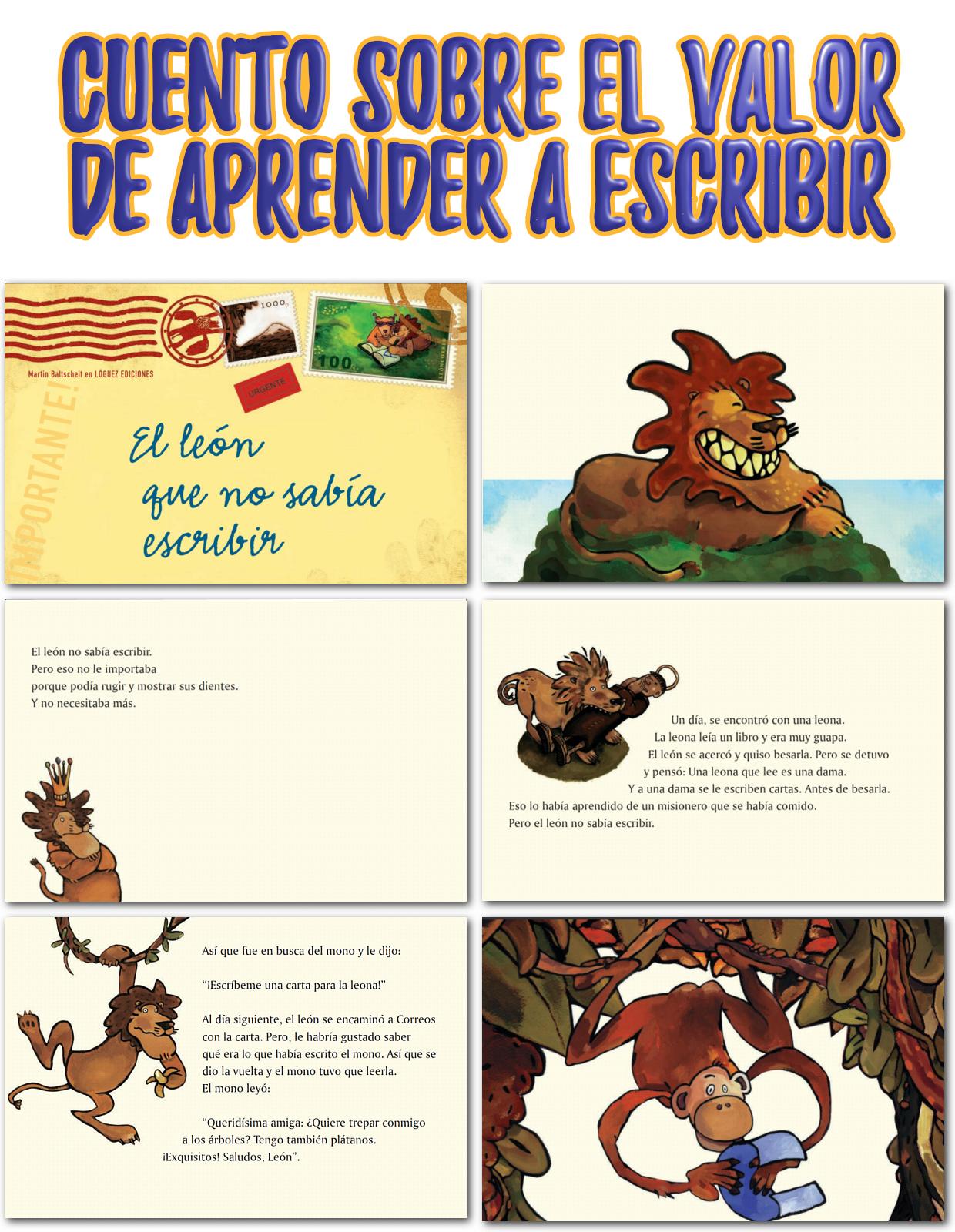 Cuento sobre Aprender a Escribir