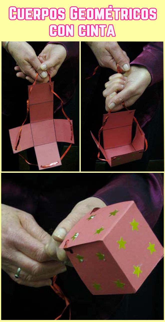 Imagen: poliedros armar con hilo