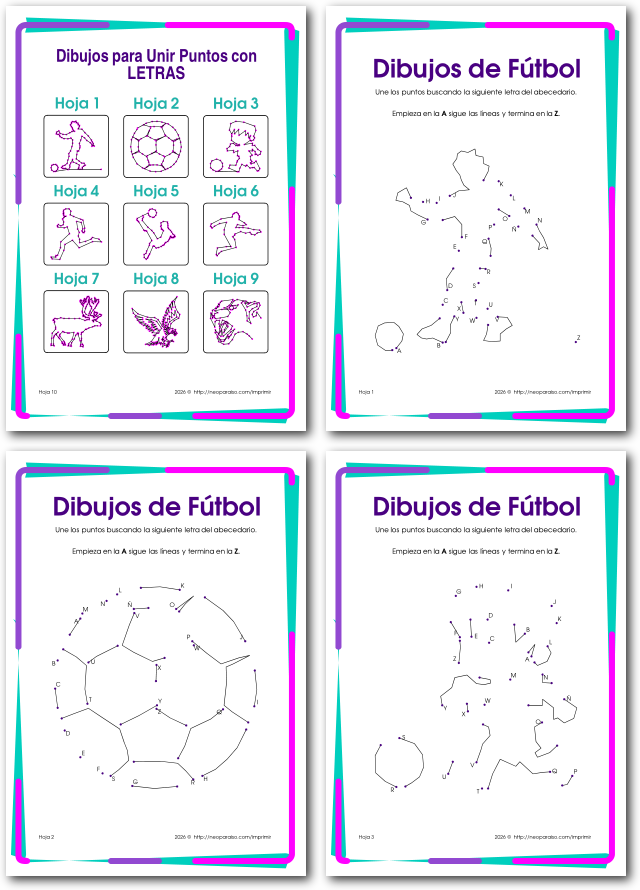 Imagen: unir puntos por letras