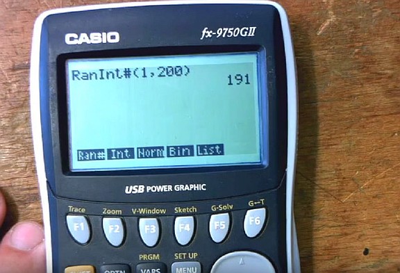 Imagen: funcion random calculadora
