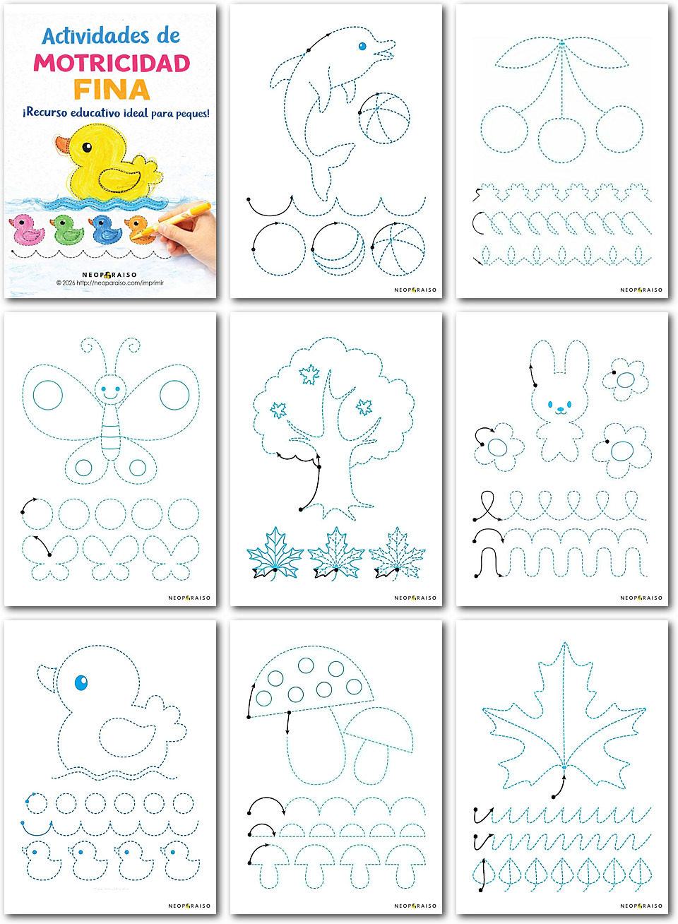 Cuadernillo de Motricidad Fina PDF gratis
