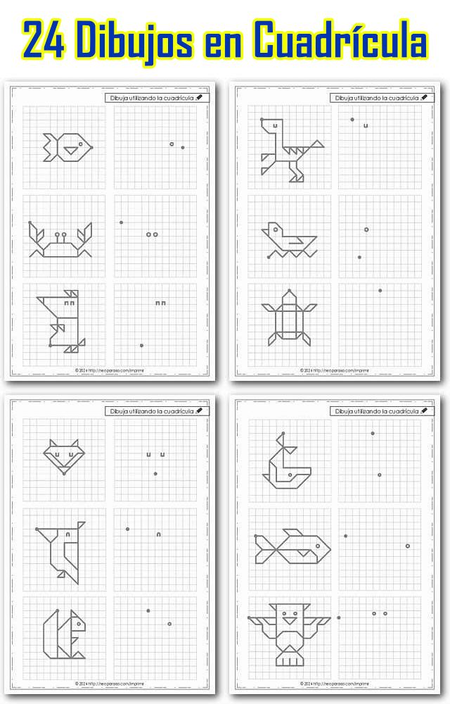 Ejercicios de Dibujos Simétricos