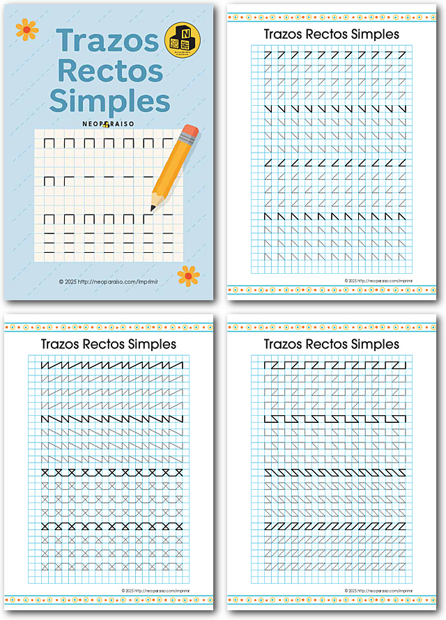 Trazos Rectos Simples PDF