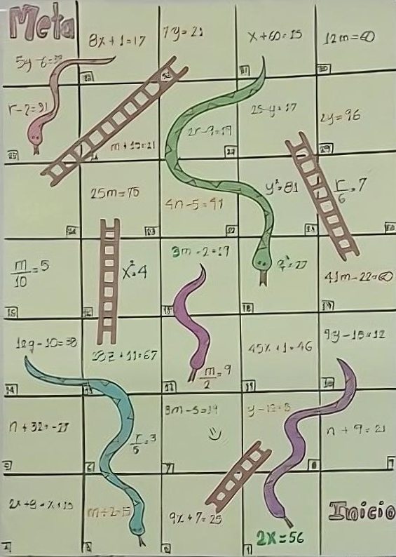 Serpientes y Escaleras Álgebra