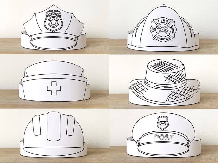 Imagen: sombreros profesiones