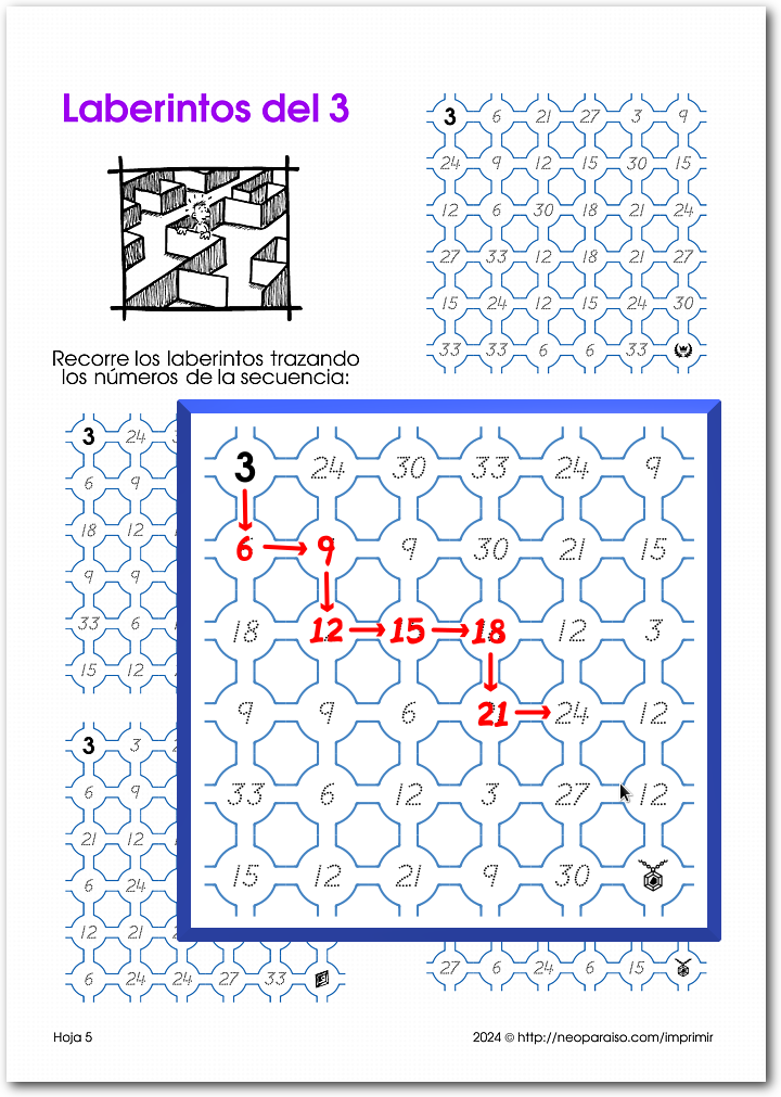 Laberintos de Secuencias PDF