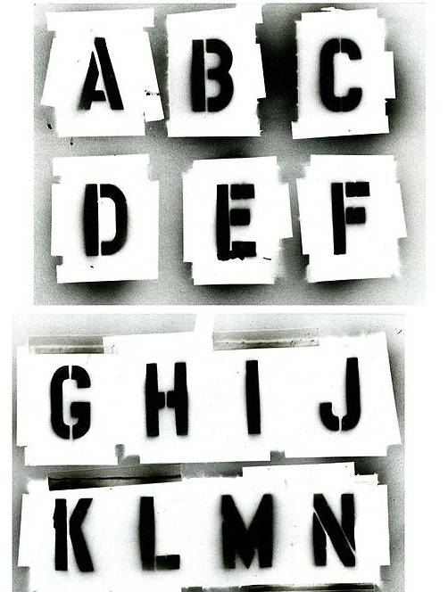 Moldes de Letras para Letreros PDF