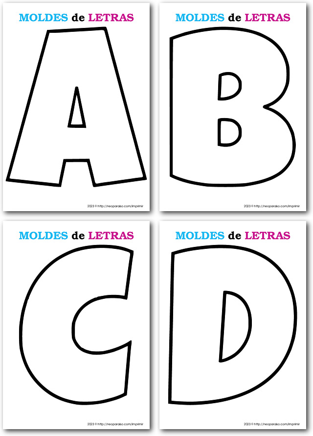 Moldes De Letras Grandes Para Imprimir Printable Alphabet 51 Off