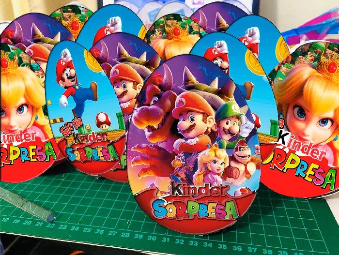 Dulceros Kinder super Mario gratis