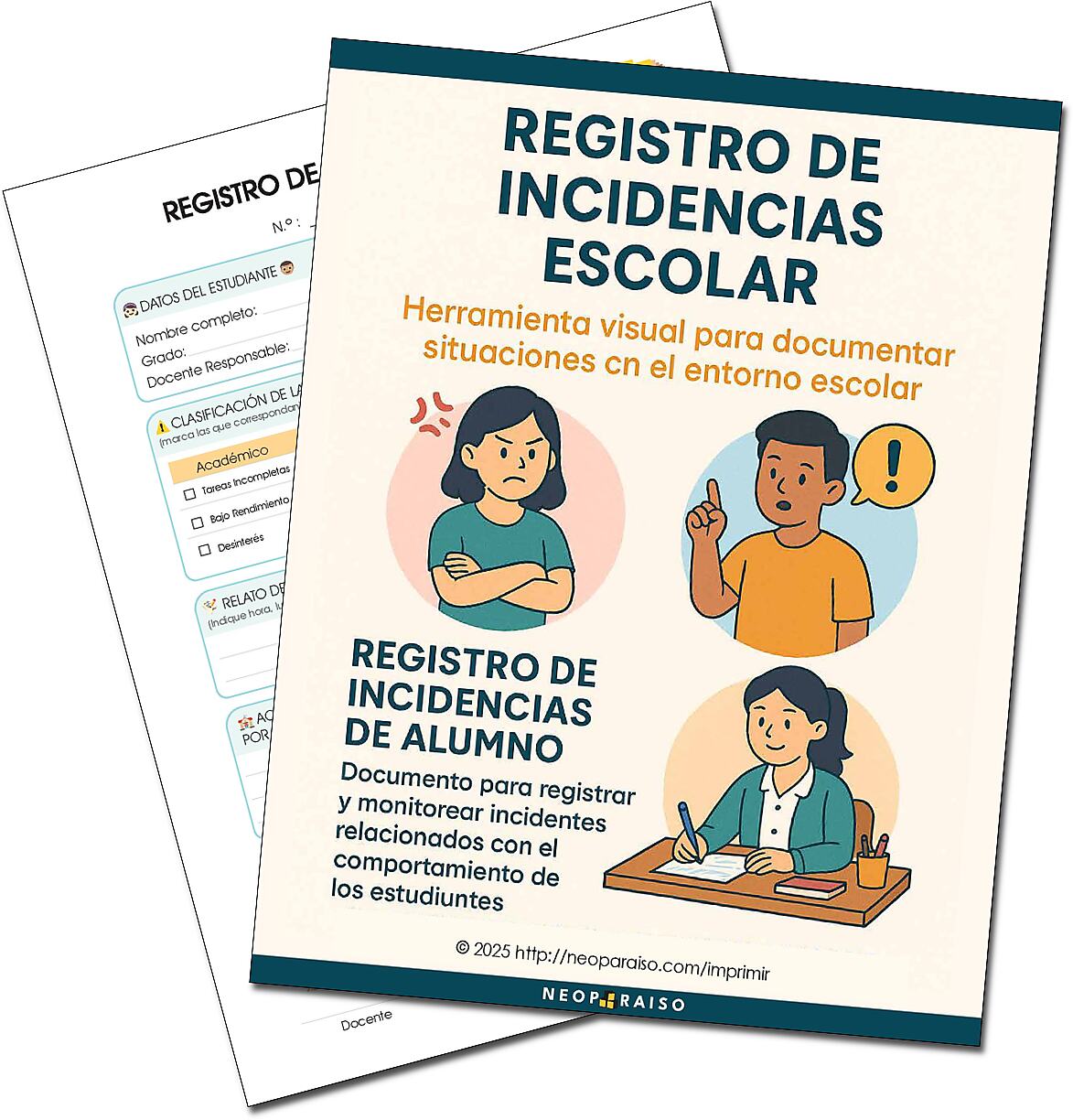 Registros de Incidencias PDF gratis