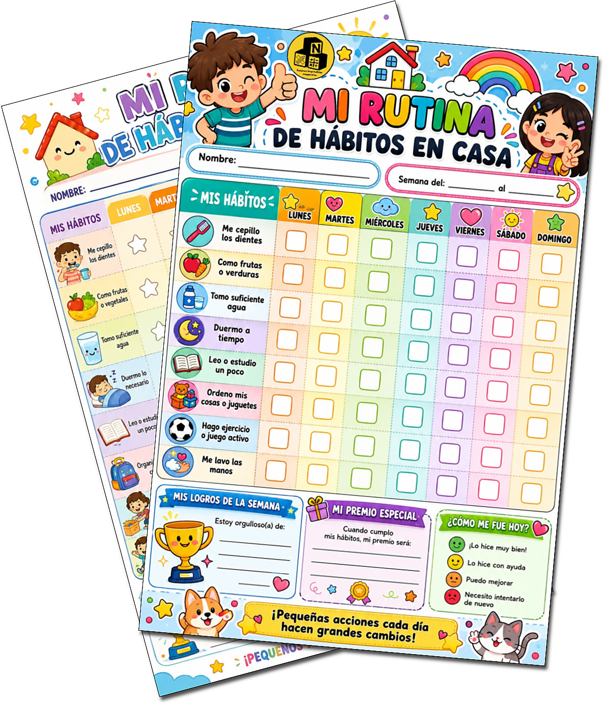 Imagen: rutina habitos en casa1