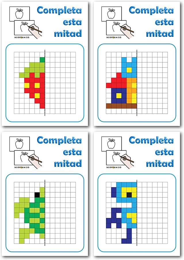 Completa dibujos de pixeles